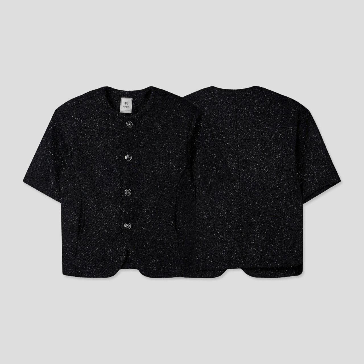 圓領開胸短袖外套 1990S-012S