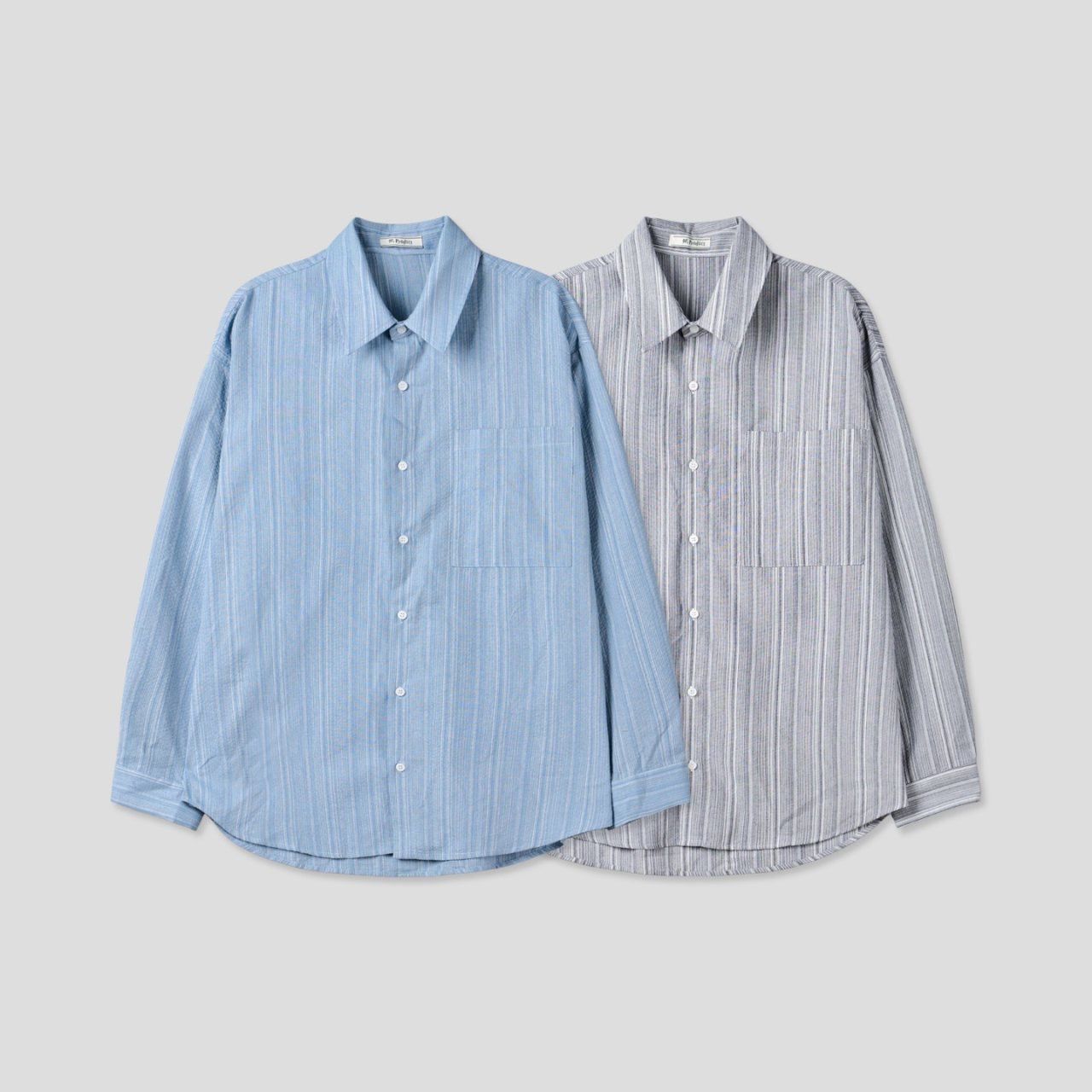 直間長袖恤衫 1990S-014S