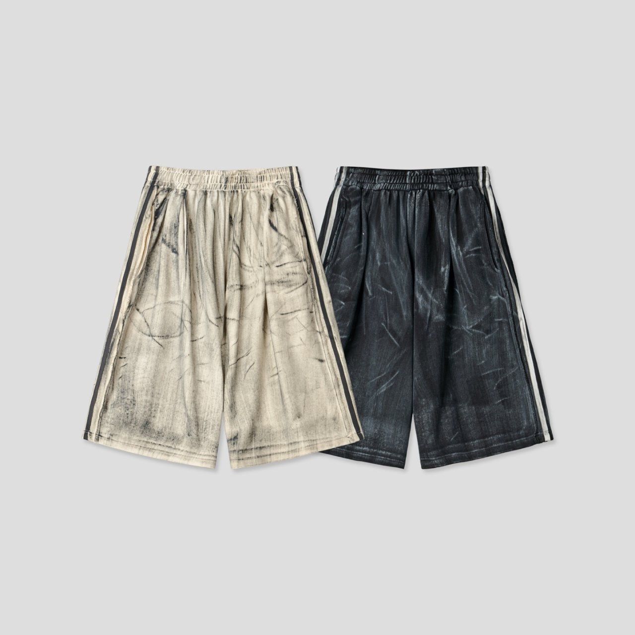 仿污雙間短褲 1990S-018P