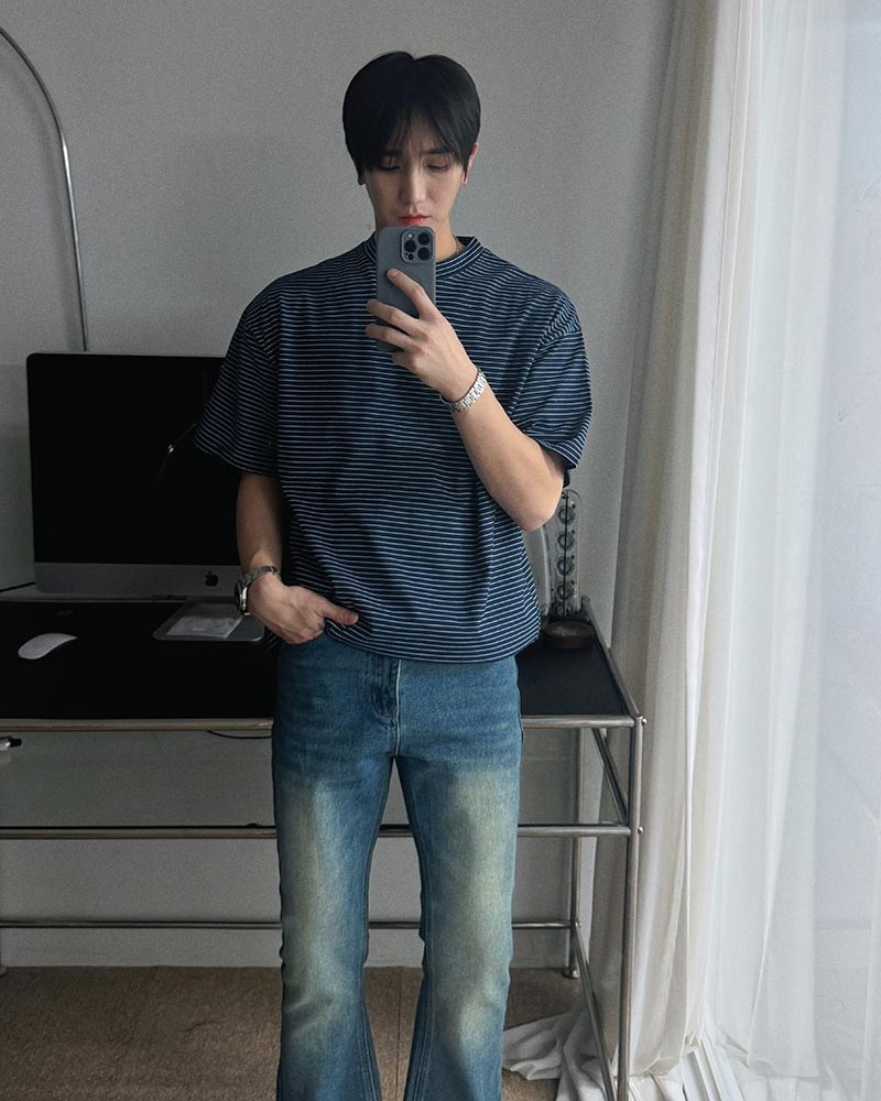 條紋短袖T恤