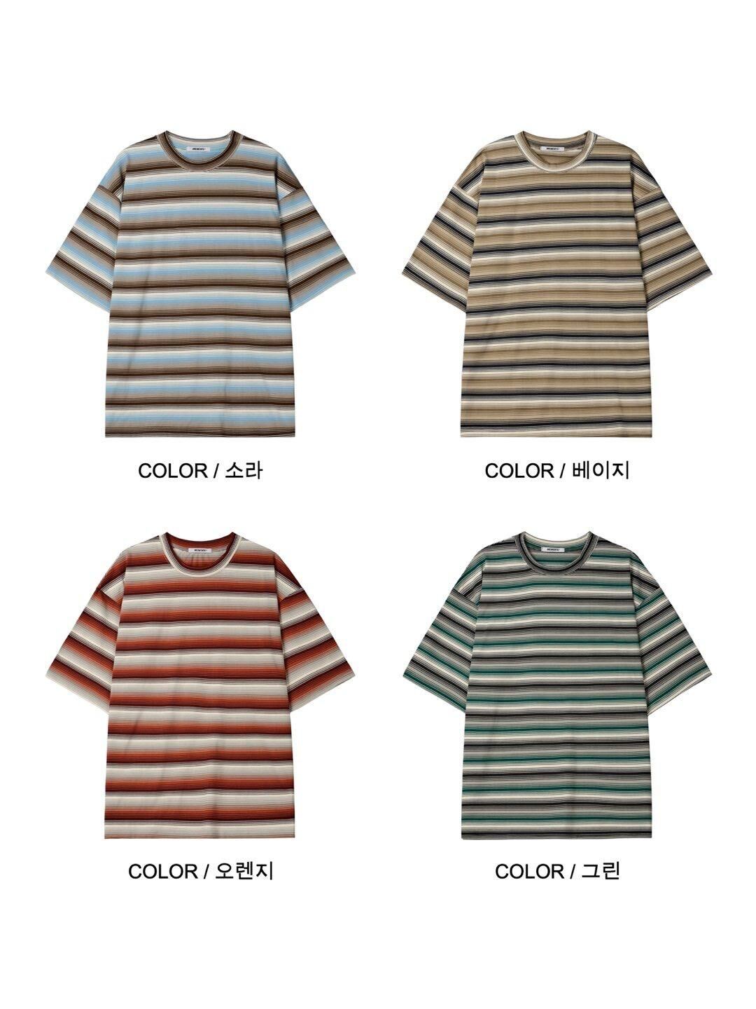 橫間短袖Tee MEMENTO-033T