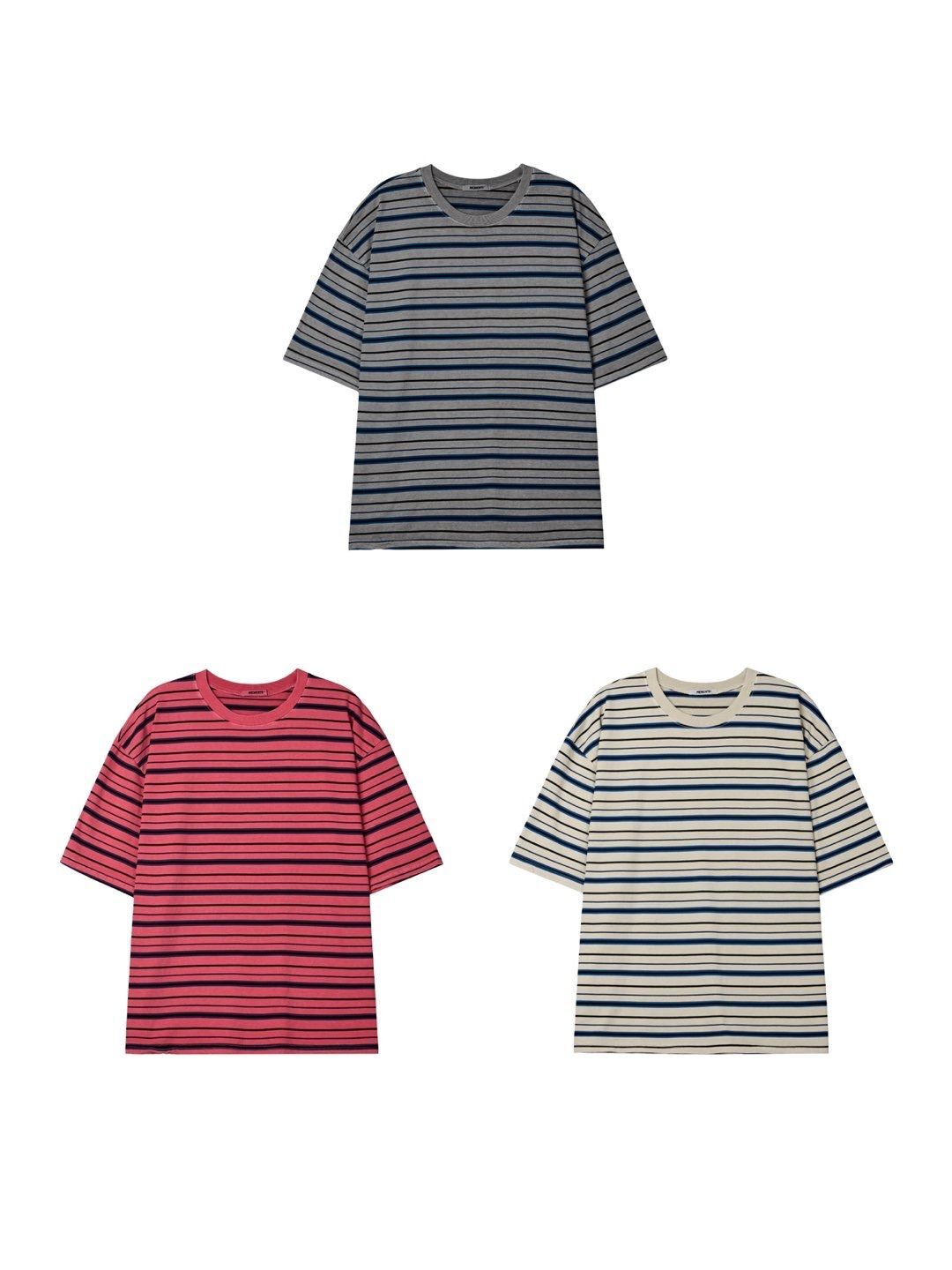 橫間短袖Tee MEMENTO-035T