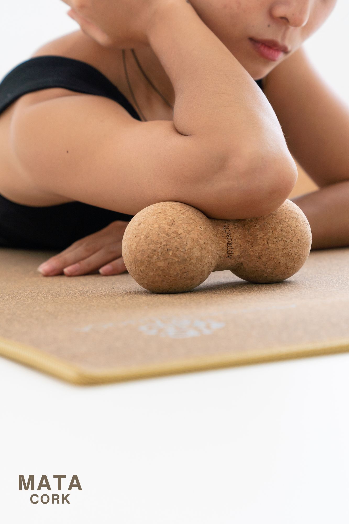 MATA【Approach Yoga】 軟木花生按摩球