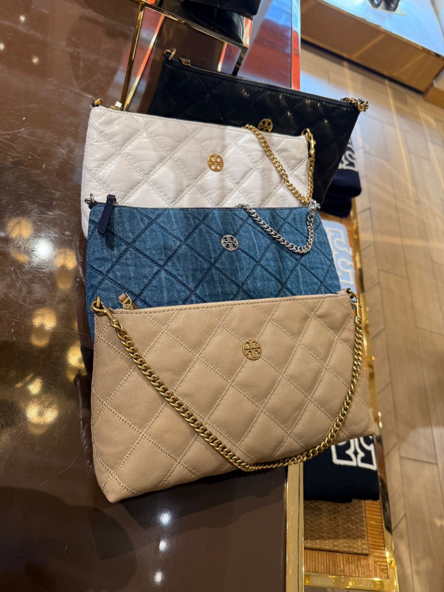 Tory Burch Willa Zip Shoulder Bag 4 colors