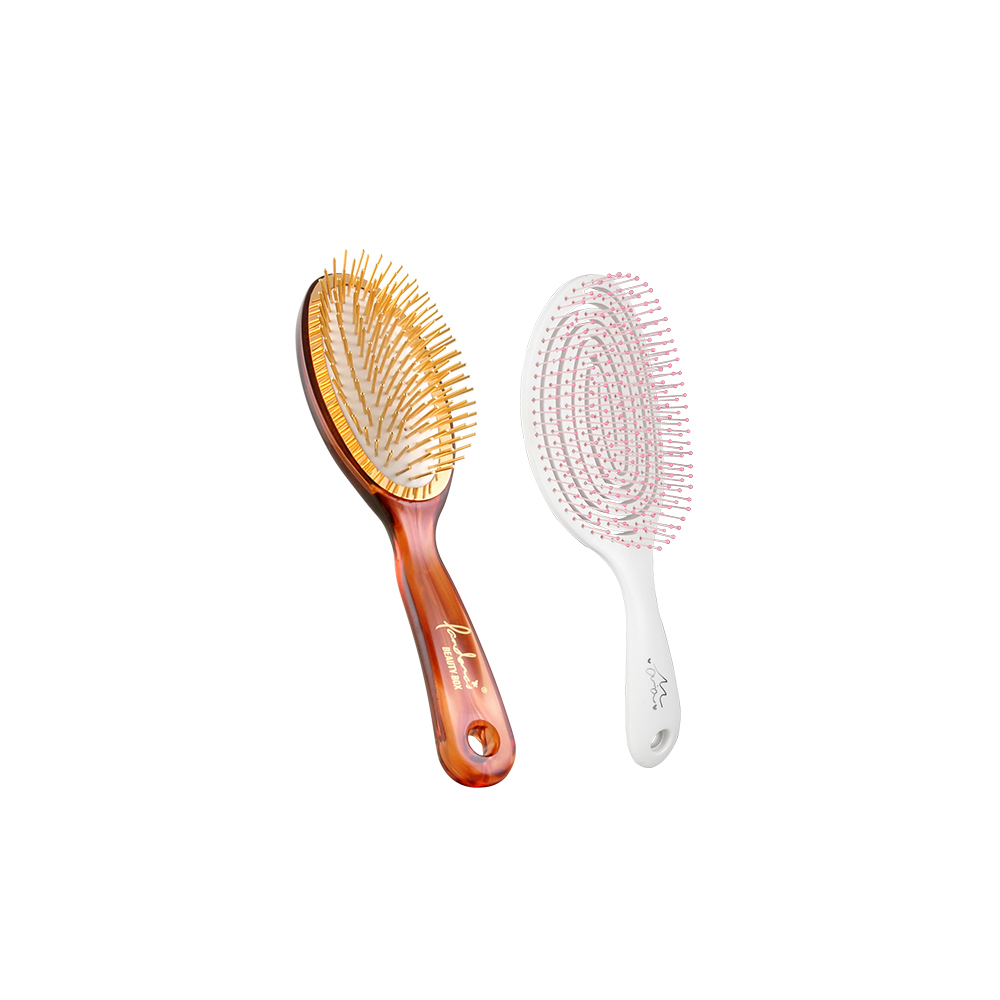 (免運) 黃金梳(大)+阿部彈性梳(大)