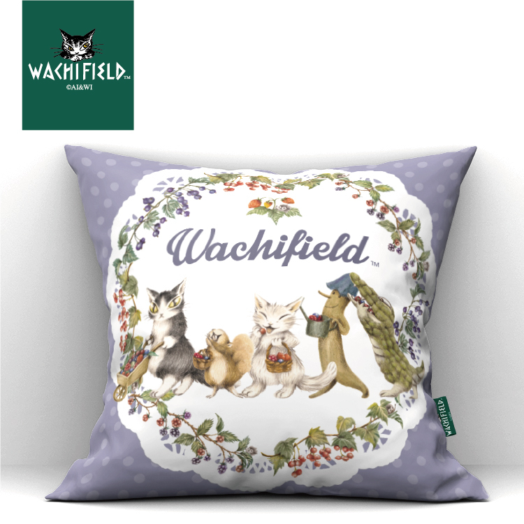 【Wachifiled™ 達洋貓 首次登場】豐收季節 (藍莓色) 靠墊套