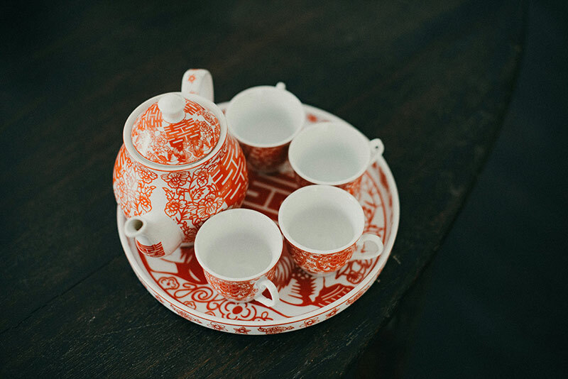 敬茶時用到的茶杯組