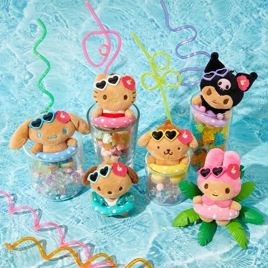 現貨 Sanrio 三麗鷗 夏日 黑皮 吊飾