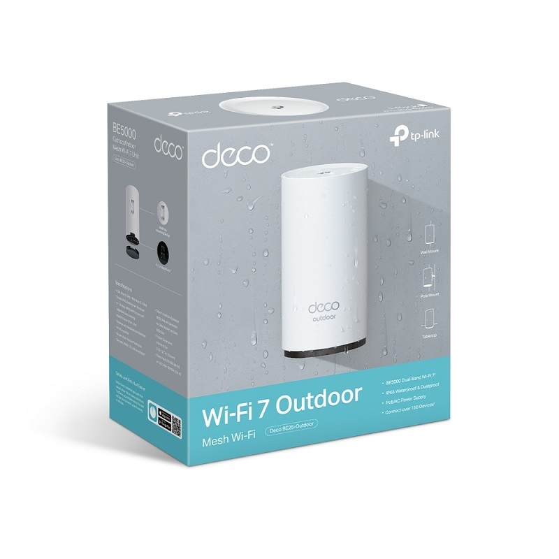 米特3C數位–TP-Link Deco BE25-Outdoor BE5000戶外/室內Mesh WiFi 7路由器