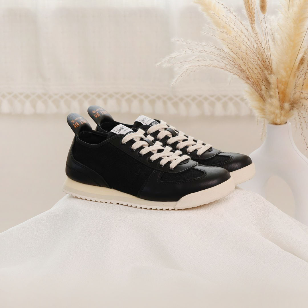 賽琳・運動休閒鞋 黑咖啡(真皮女鞋/台灣製MIT/防潑水)