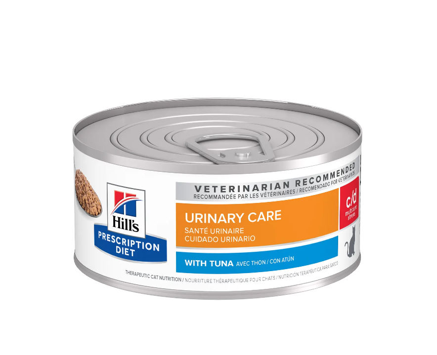 希爾思™處方食品 貓用 c/d™ stress 全效 舒緩緊迫 泌尿道護理 吞拿魚罐頭 5.5oz (24罐裝)