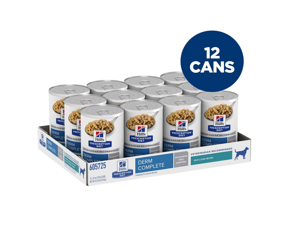 希爾思™處方食品 狗用 Derm Complete 皮膚全能照護濕糧 13oz (12罐)