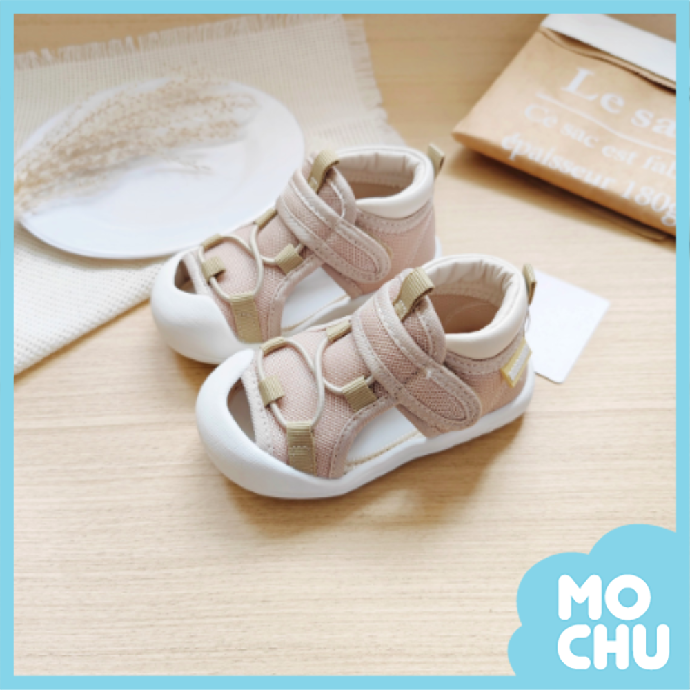 彈性繩軟底涼鞋(二色)