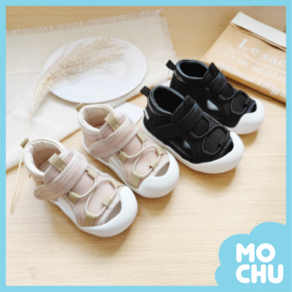 彈性繩軟底涼鞋(二色)