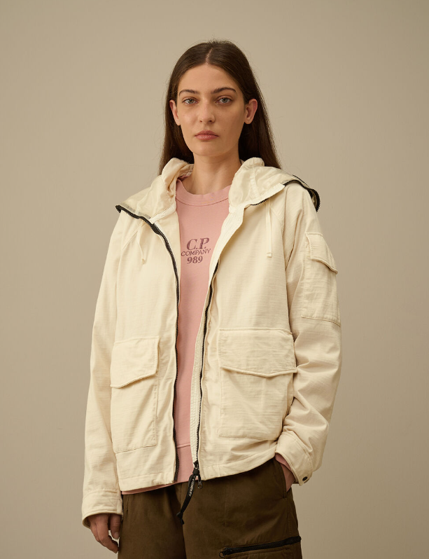 C.P. Company  Knitted Nylon Jersey Explorer Jacket   JUL25