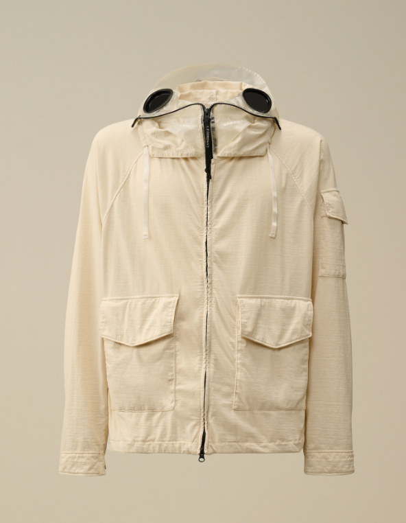 C.P. Company  Knitted Nylon Jersey Explorer Jacket   JUL25