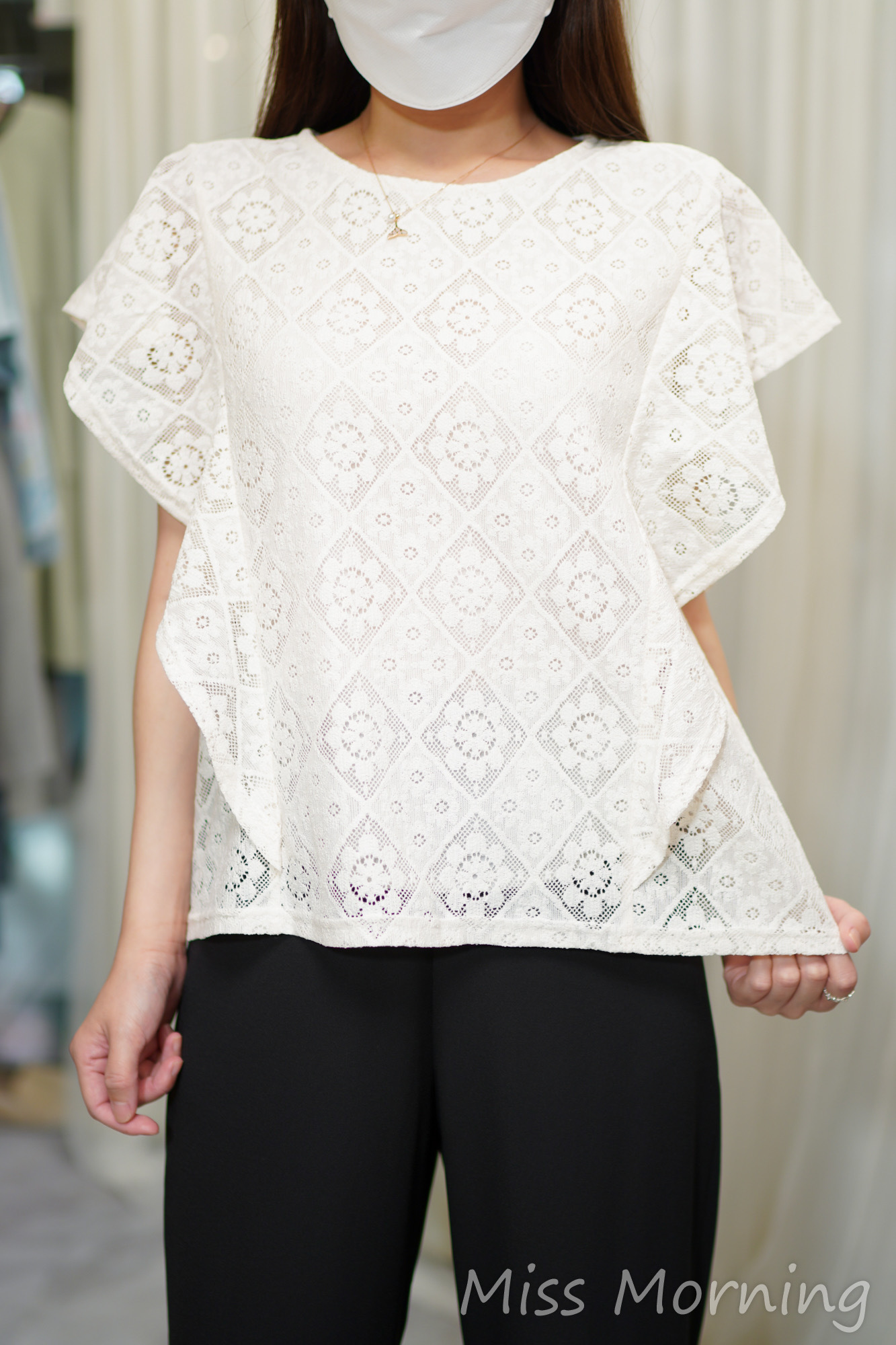 高質靚料lace上衣(14686)