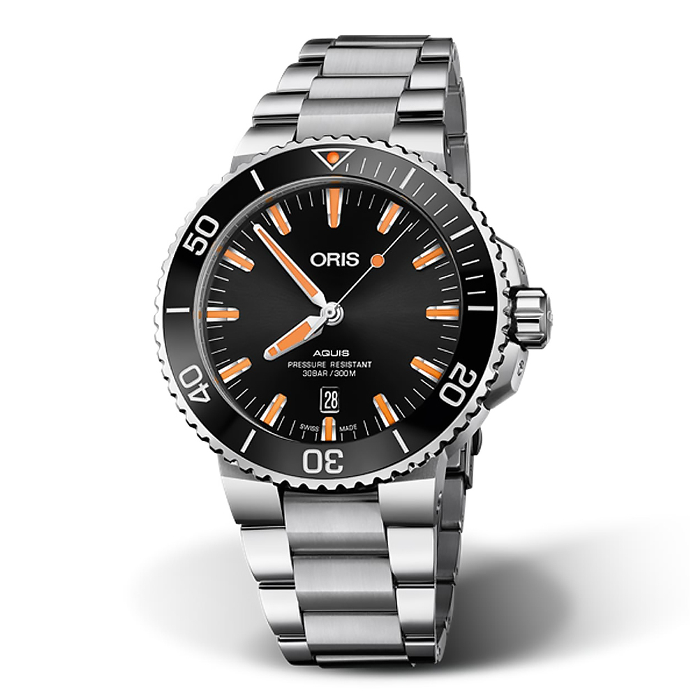 【ORIS 豪利時】01 733 7730 4159-07 8 24 05PEB 日期顯示 不鏽鋼 機械 手錶