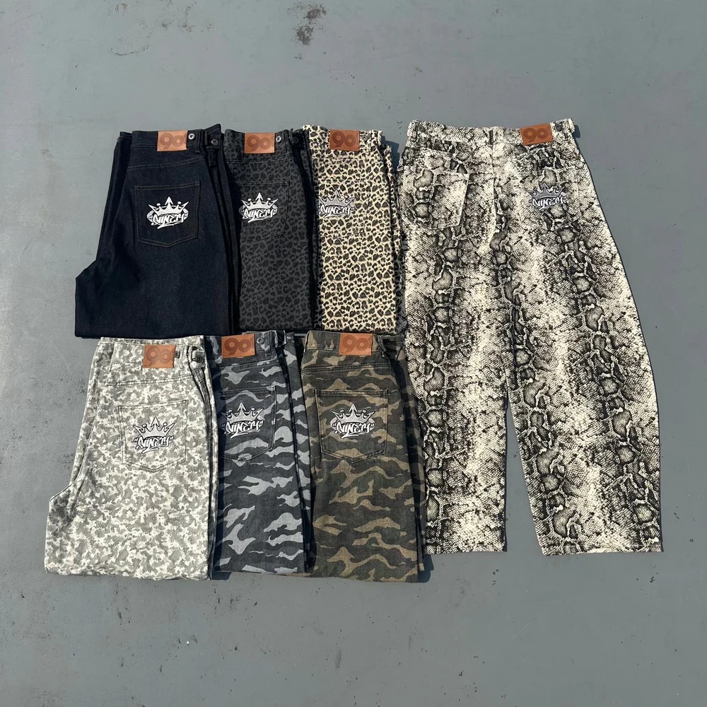 9090 King Logo Assort Ballon Buggy Pants