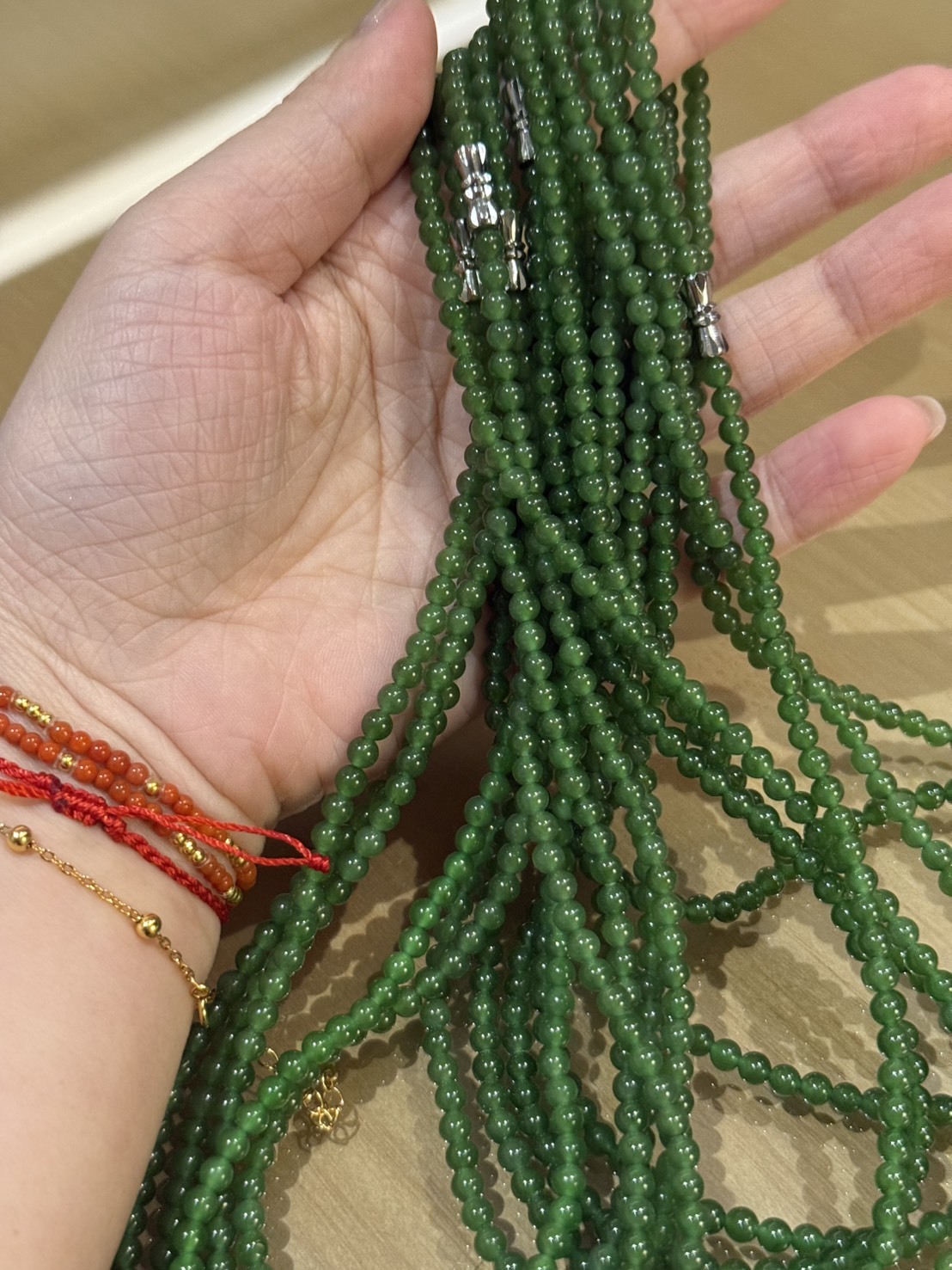 碧玉小米珠(108顆)