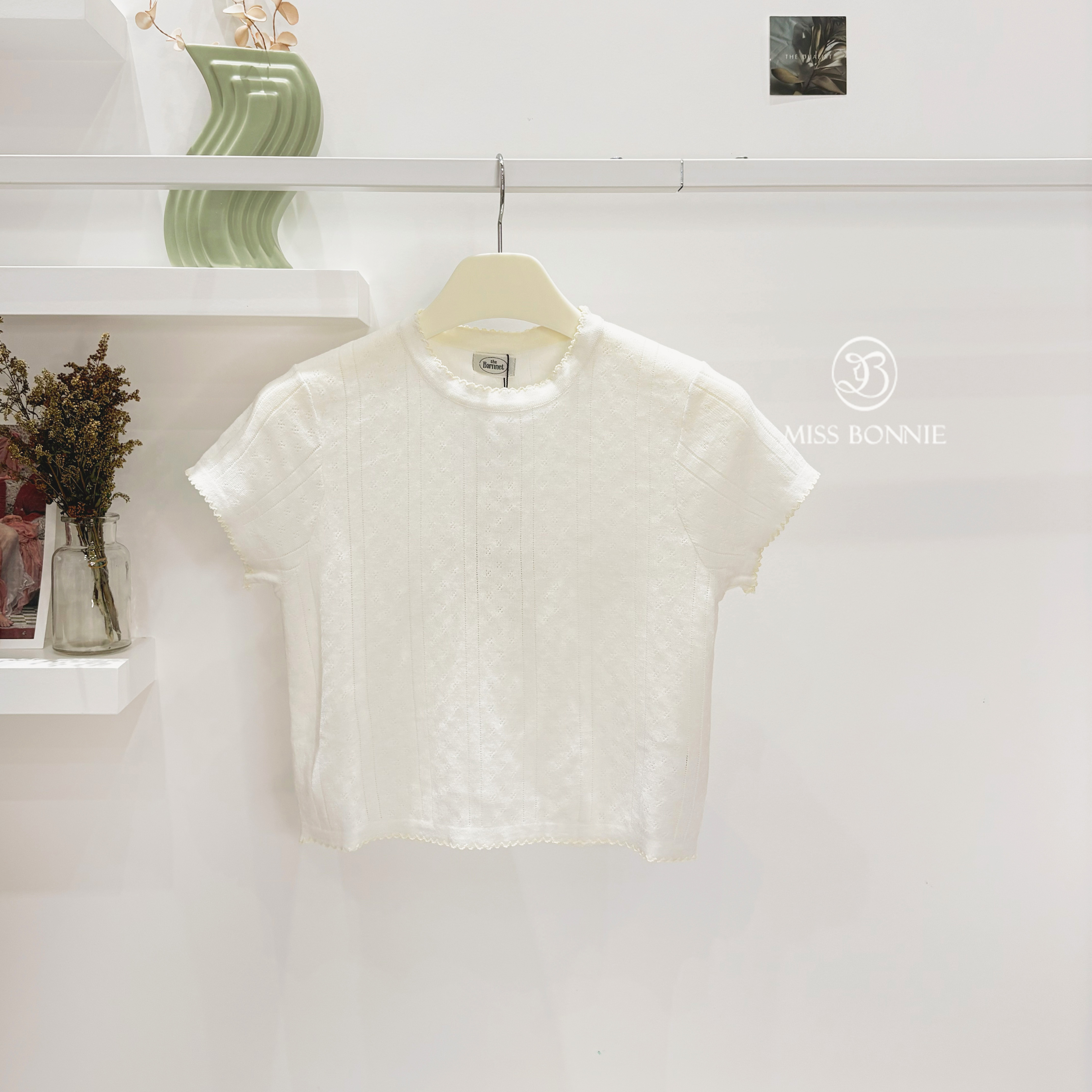 The Barnnet針織短袖上衣(共3色)