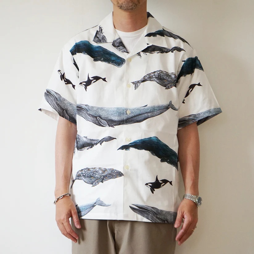 DESCENDANT 2025 SEAFARERS TEXTILE SS SHIRT S/S - WHITE PRE ORDER ITEM (預訂中)