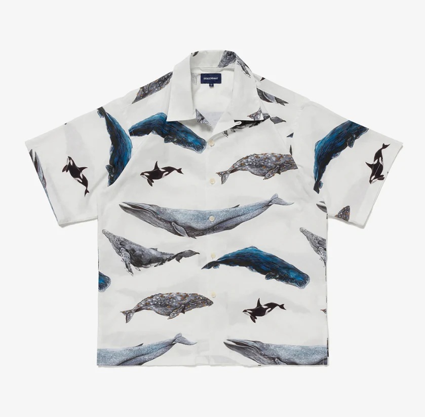 DESCENDANT 2025 SEAFARERS TEXTILE SS SHIRT S/S - WHITE PRE ORDER ITEM (預訂中)