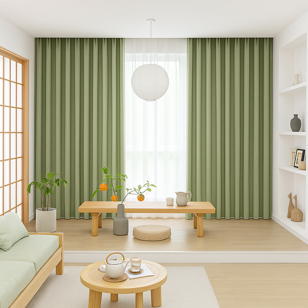 全遮光窗簾 • 抹茶綠