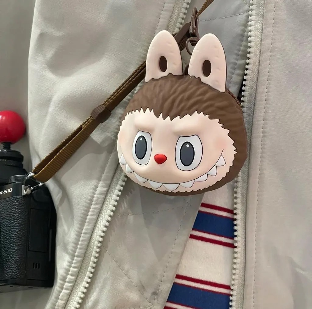 POPMART 泡泡瑪特 LABUBU 塘膠 耳機零錢包