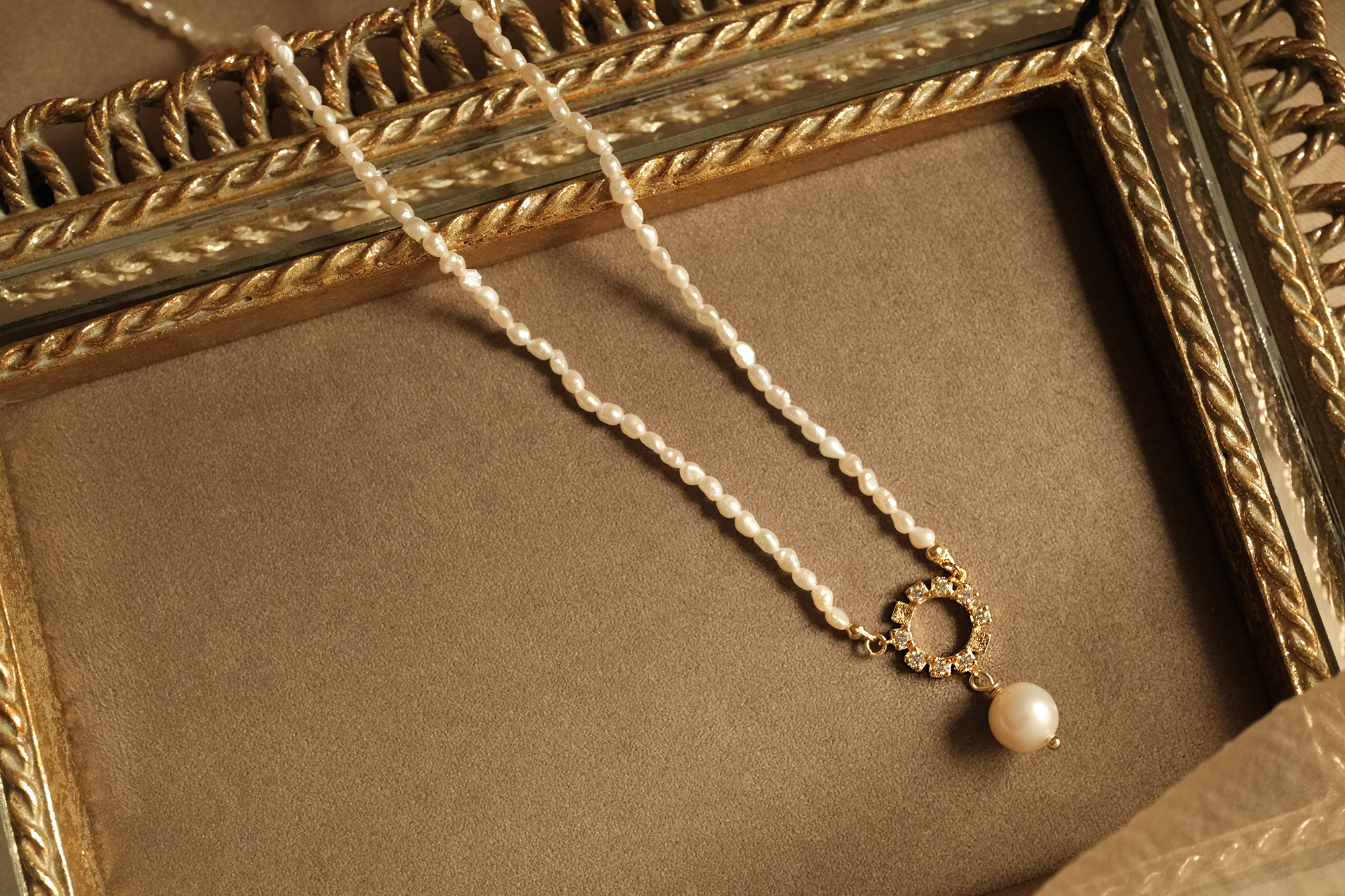 18KGP 霧隱浮光項鍊