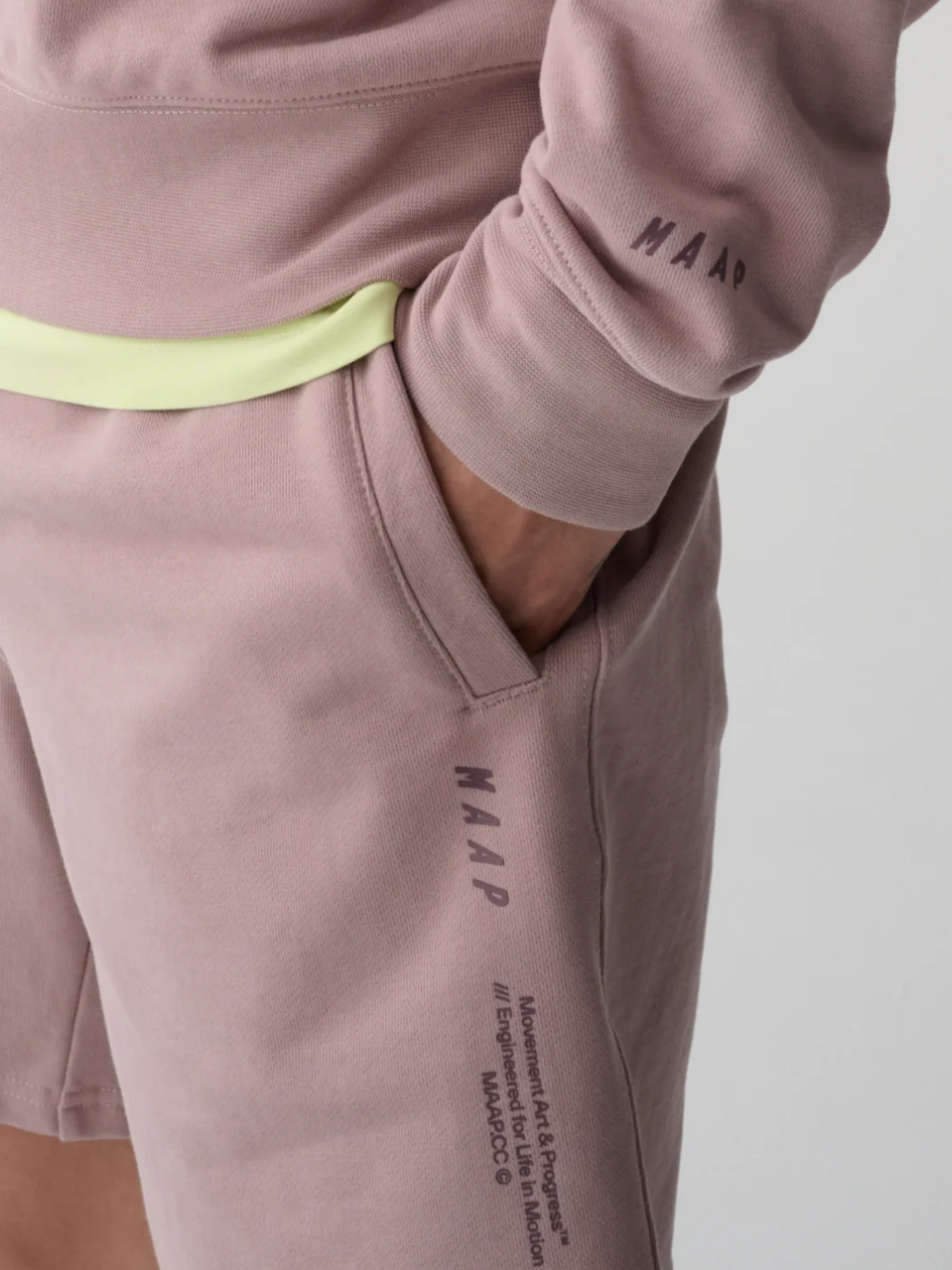 【MAAP】Essentials Print Short 日常休閒短褲 / Fawn 霧粉