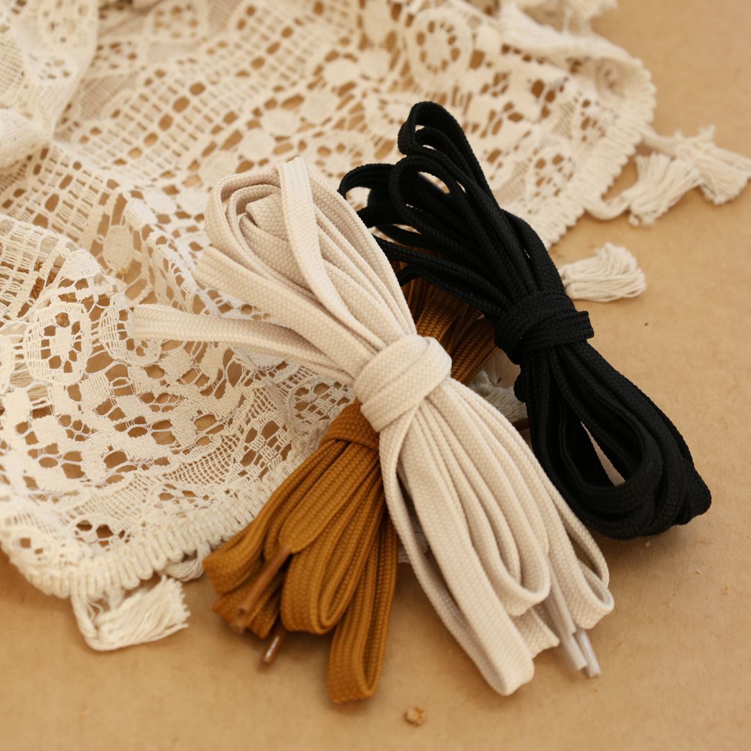 Sanly Joy 厚磅鞋帶三色組｜高密度編織鞋帶 推薦日常穿搭