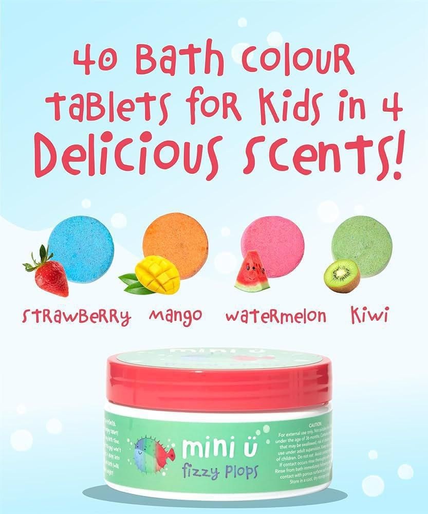 英國Mini U - 撲通氣泡沐浴片（40x3g）