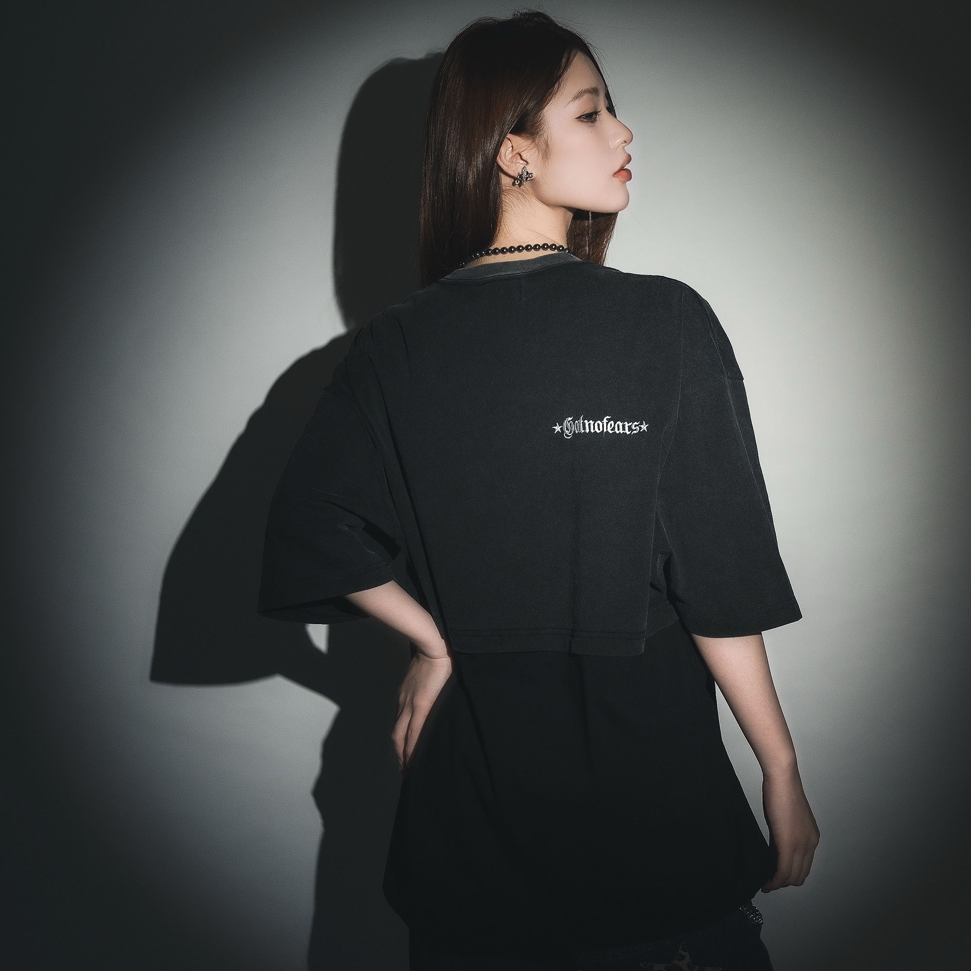 Gotnofears LAYERED VINTAGE OVERSIZED TEE 假兩件仿舊水洗短袖上衣 10720807