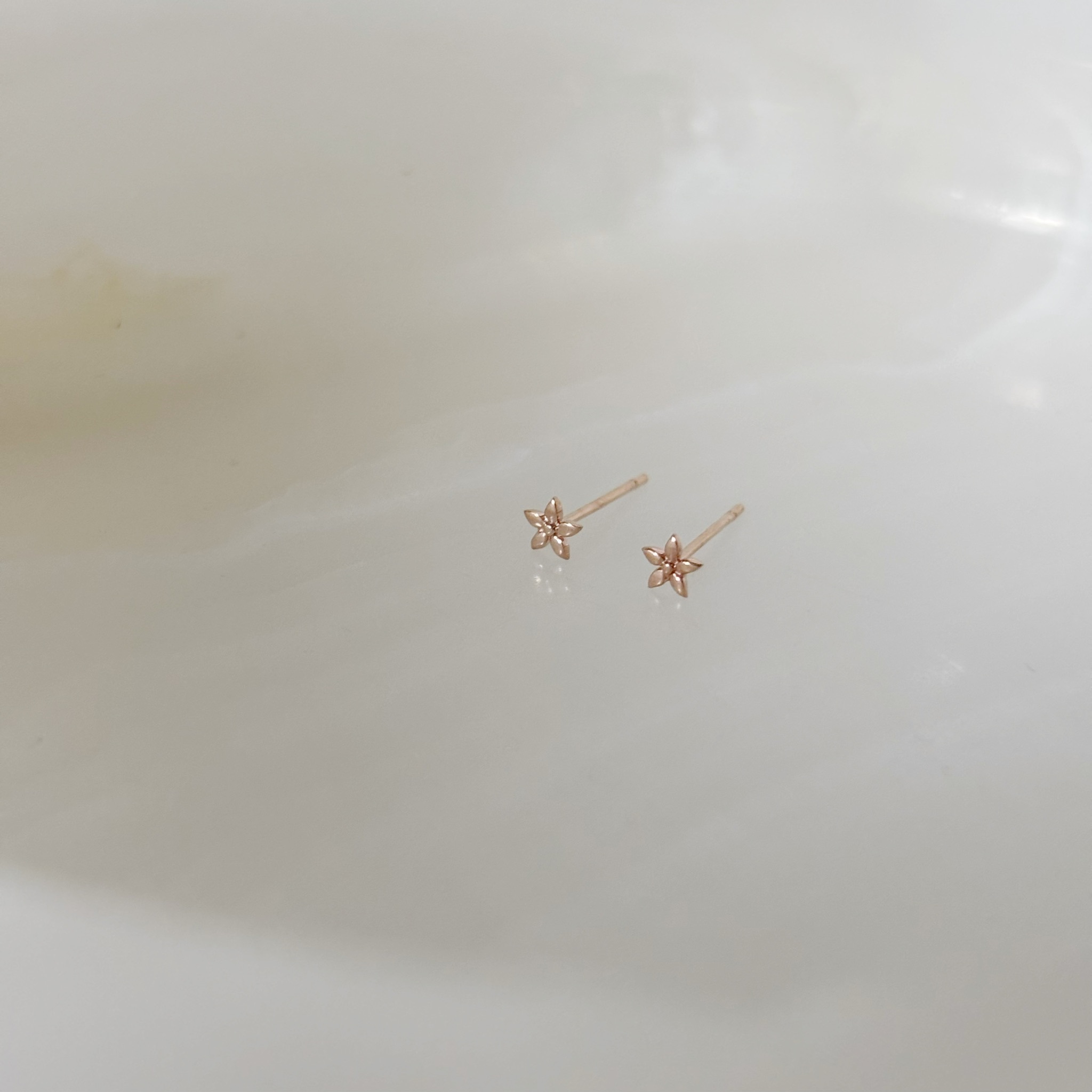 10K Tiny小花耳環