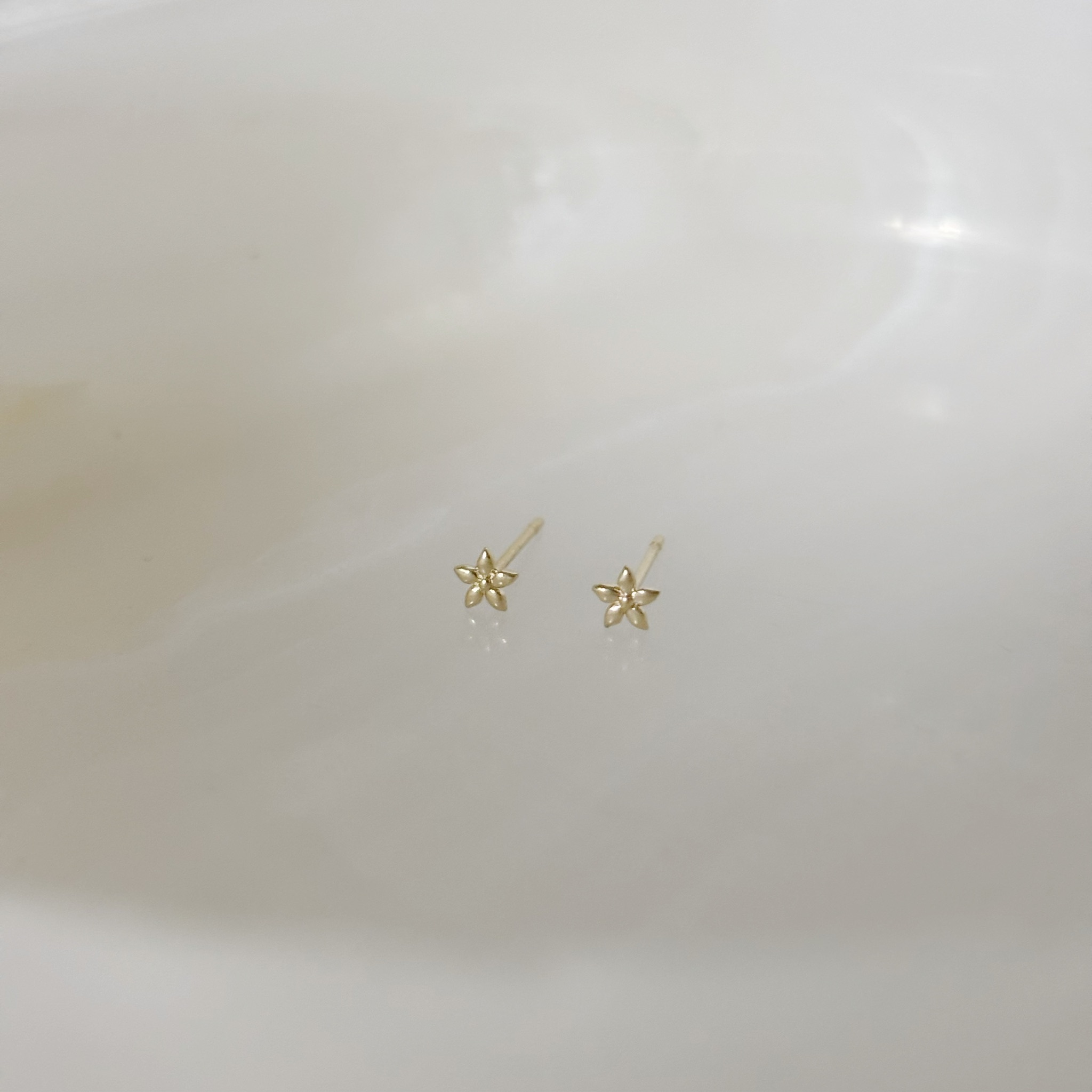 10K Tiny小花耳環