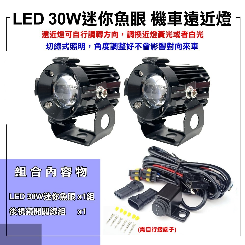 LED 30W 迷你魚眼組合 晶典光電