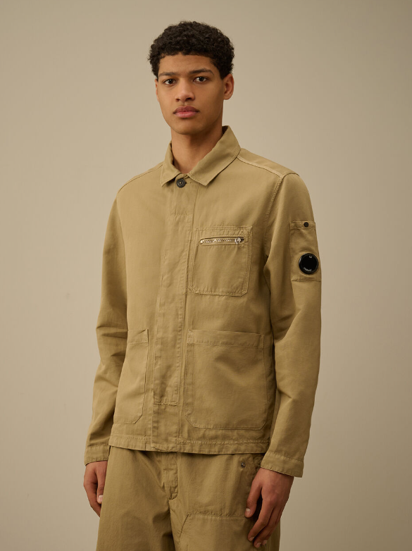 C.P. Company  Cotton/Linen Overshirt   JUL25