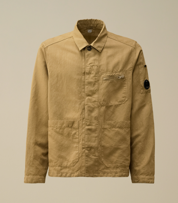C.P. Company  Cotton/Linen Overshirt   JUL25