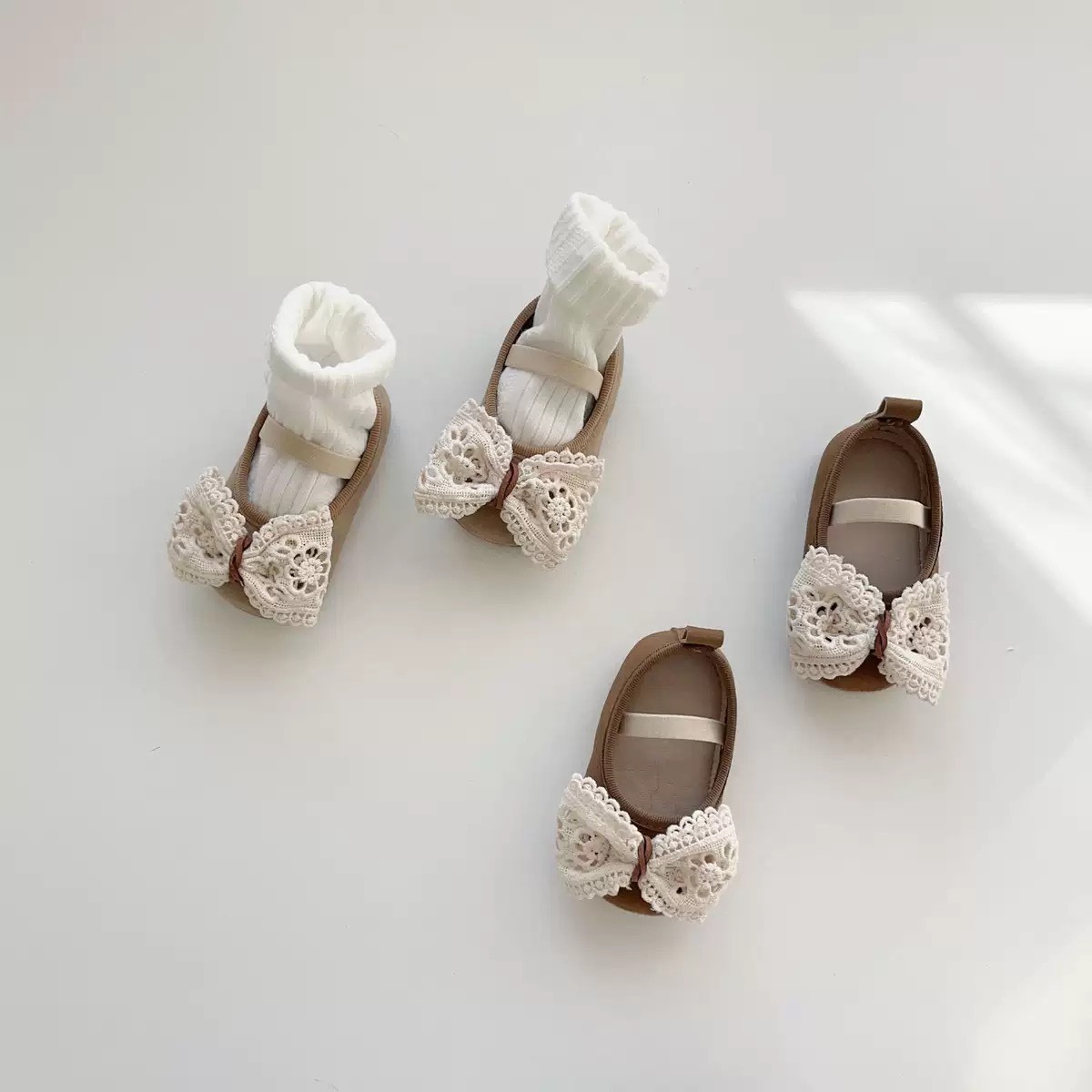蕾絲蝴蝶結公主鞋