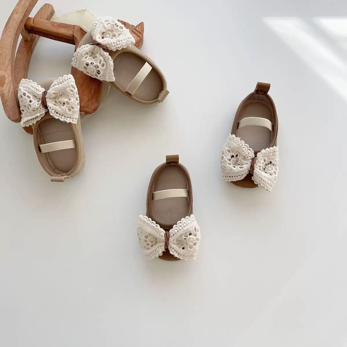 蕾絲蝴蝶結公主鞋