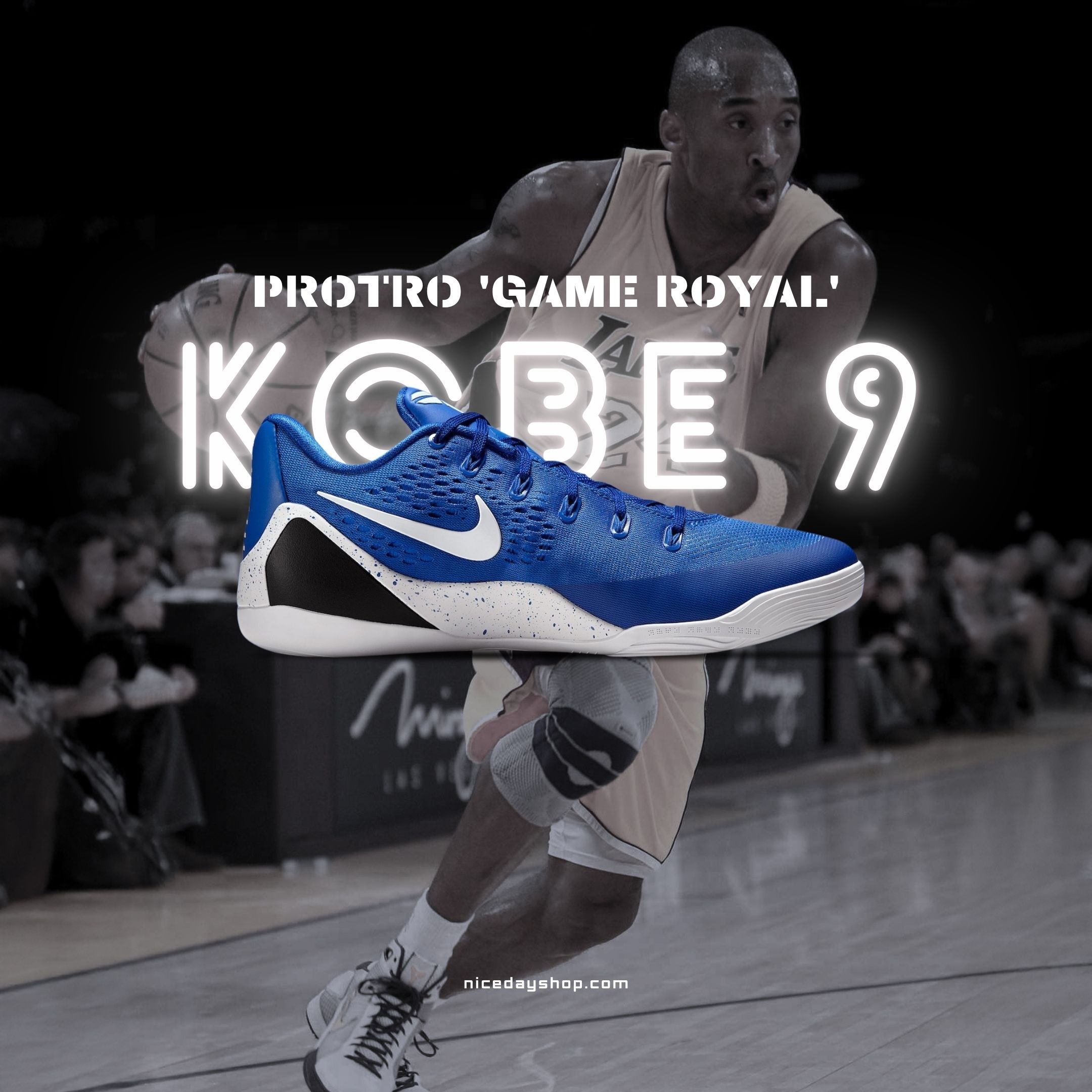 NICEDAY 代購 Nike Kobe 9 EM Protro Royal Blue 皇家藍 藍 閃電藍 科比 籃球鞋 實戰 IH1401-400