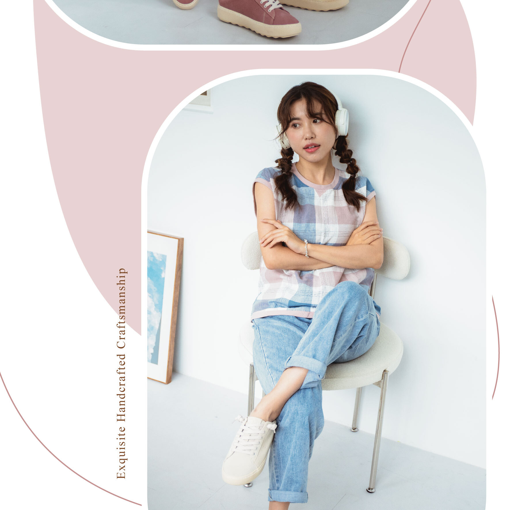 百搭白色真皮懶人鞋｜雨天不怕濕 也能時尚出門