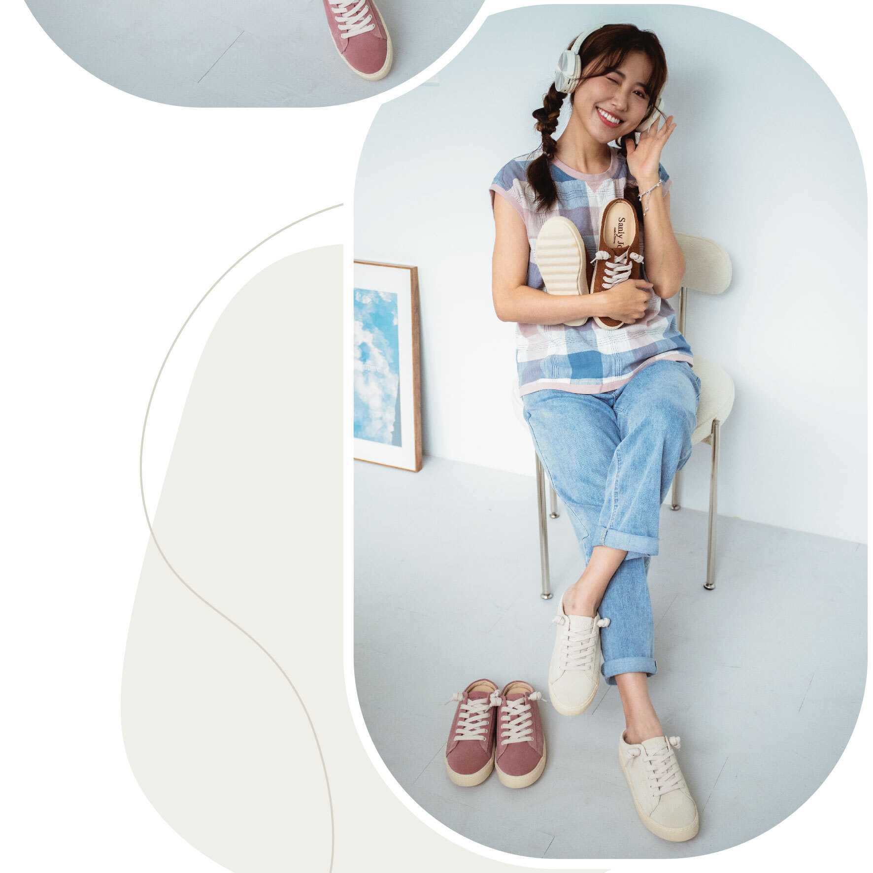 厚底真皮懶人鞋｜4公分增高 不壓腳背好穿脫