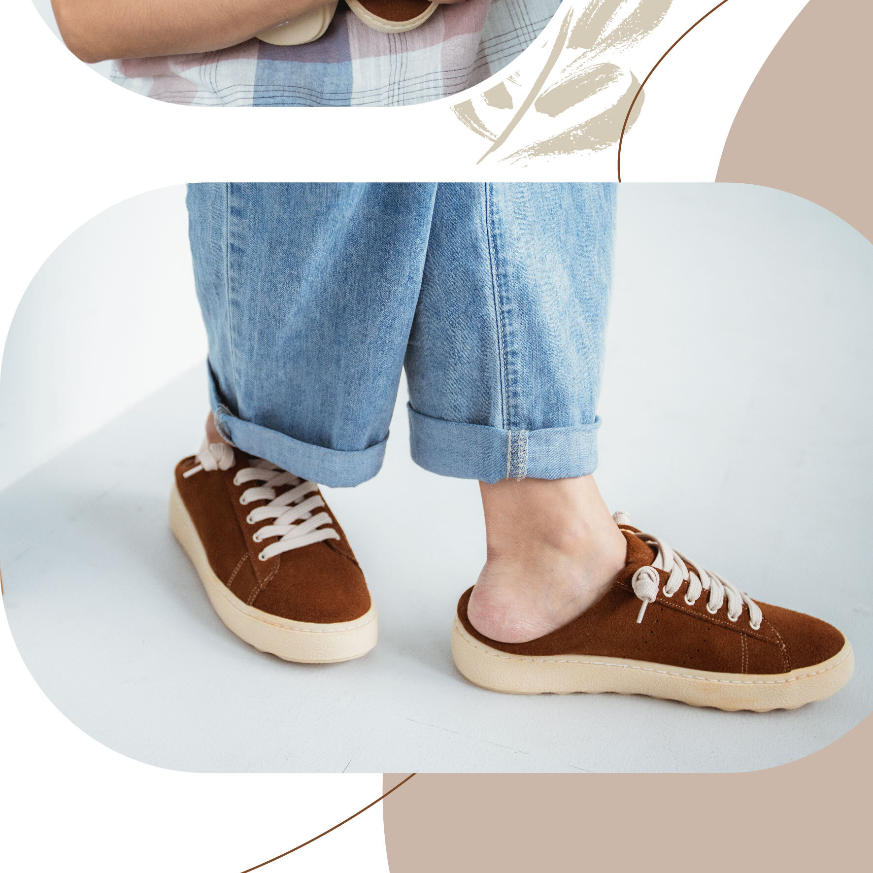 豚皮乳膠鞋墊懶人鞋｜舒適吸汗 久穿不臭