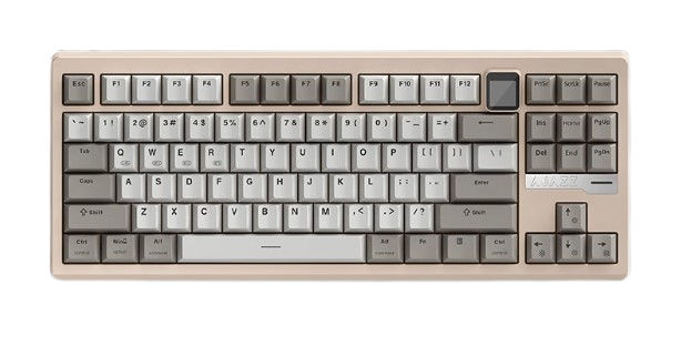 Ajazz QS87 MAX 三模電競遊戲鍵盤 烈焰紅軸V2  (2色選擇) (平行進口)