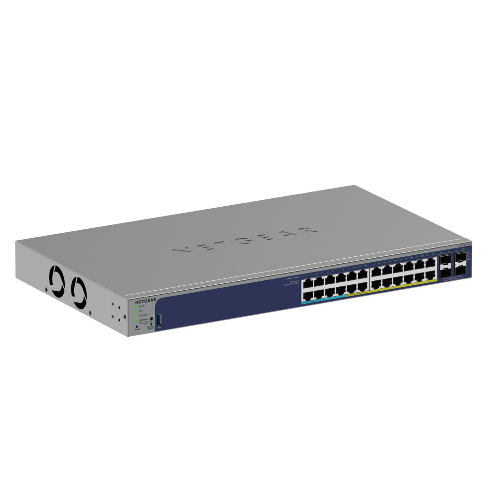 NETGEAR GS728TXUP 28埠 Gigabit 智能網管 PoE++交換器