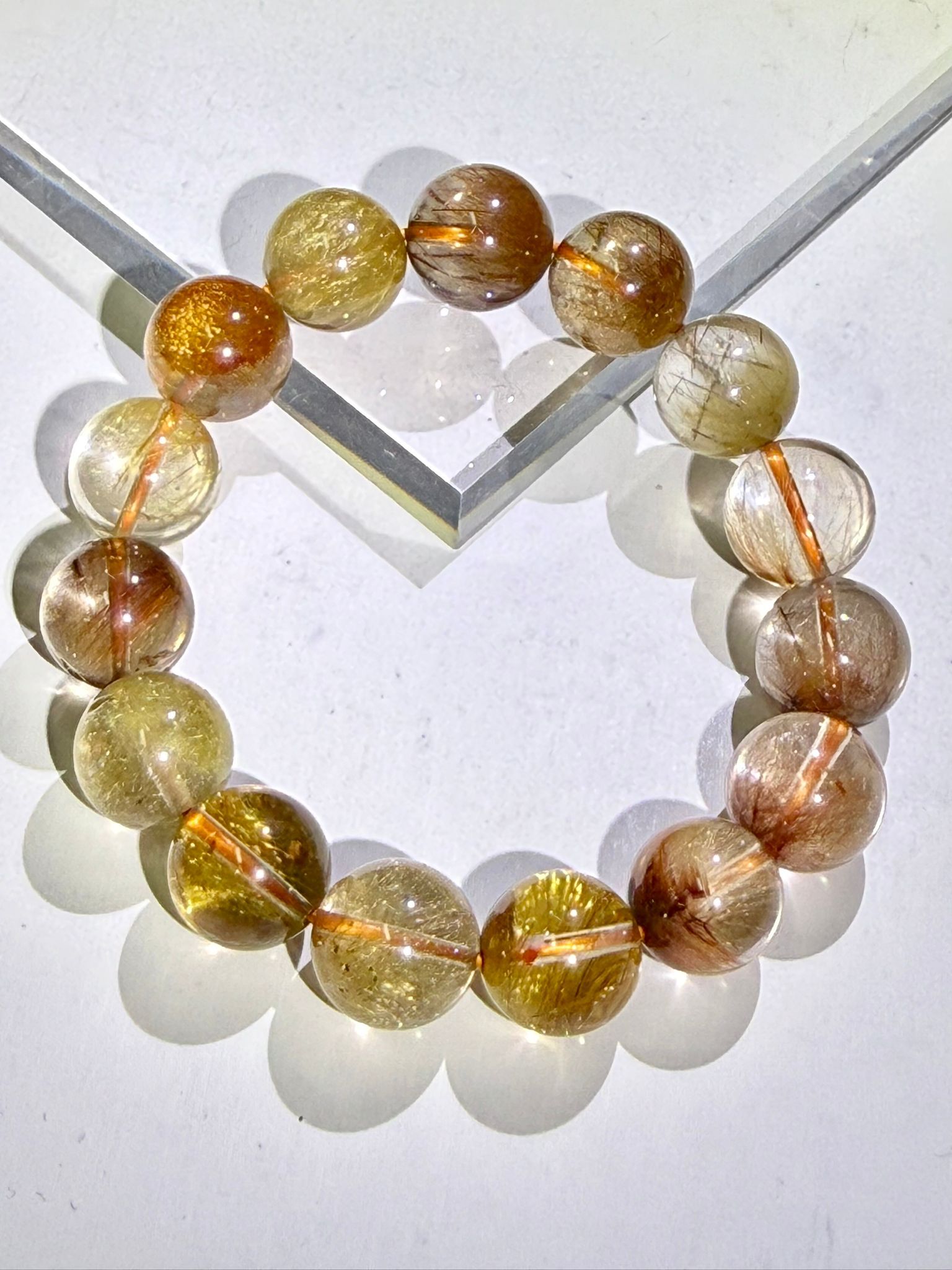 13mm+高品彩髮晶手串