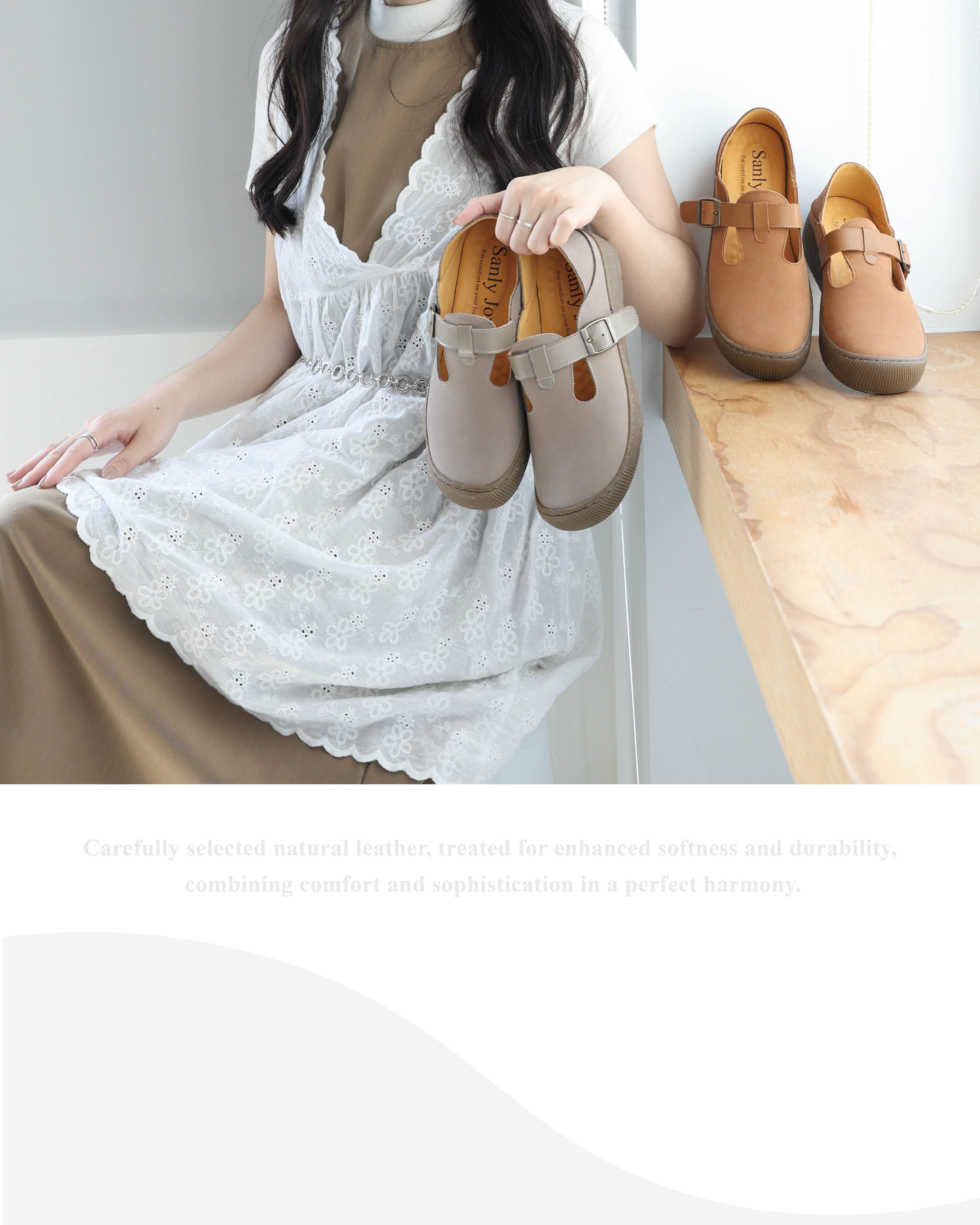 牛巴戈皮質日系鞋｜手感細緻 柔軟不磨腳