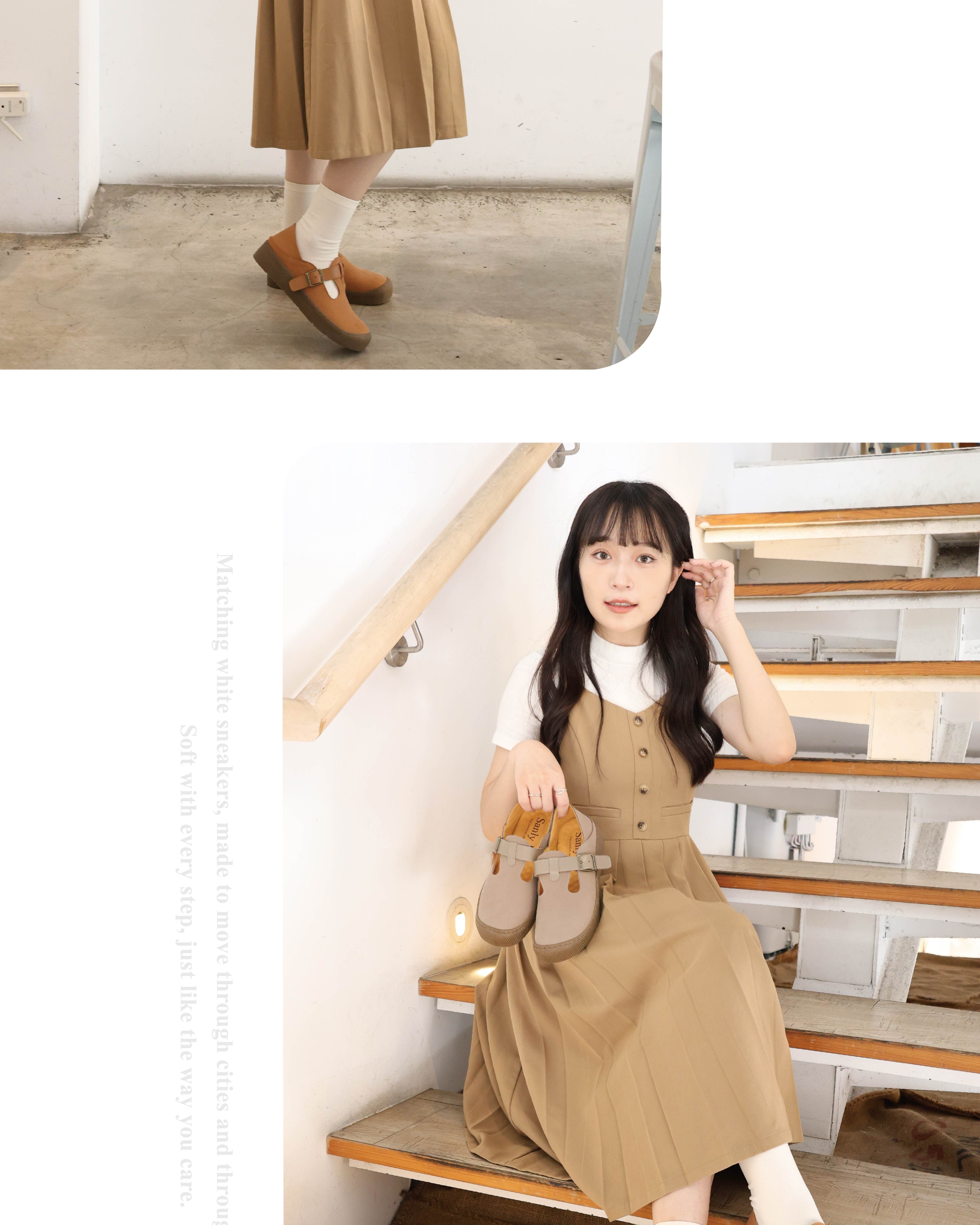 日本街頭旅拍穿搭｜穿搭必備日系休閒勃肯鞋